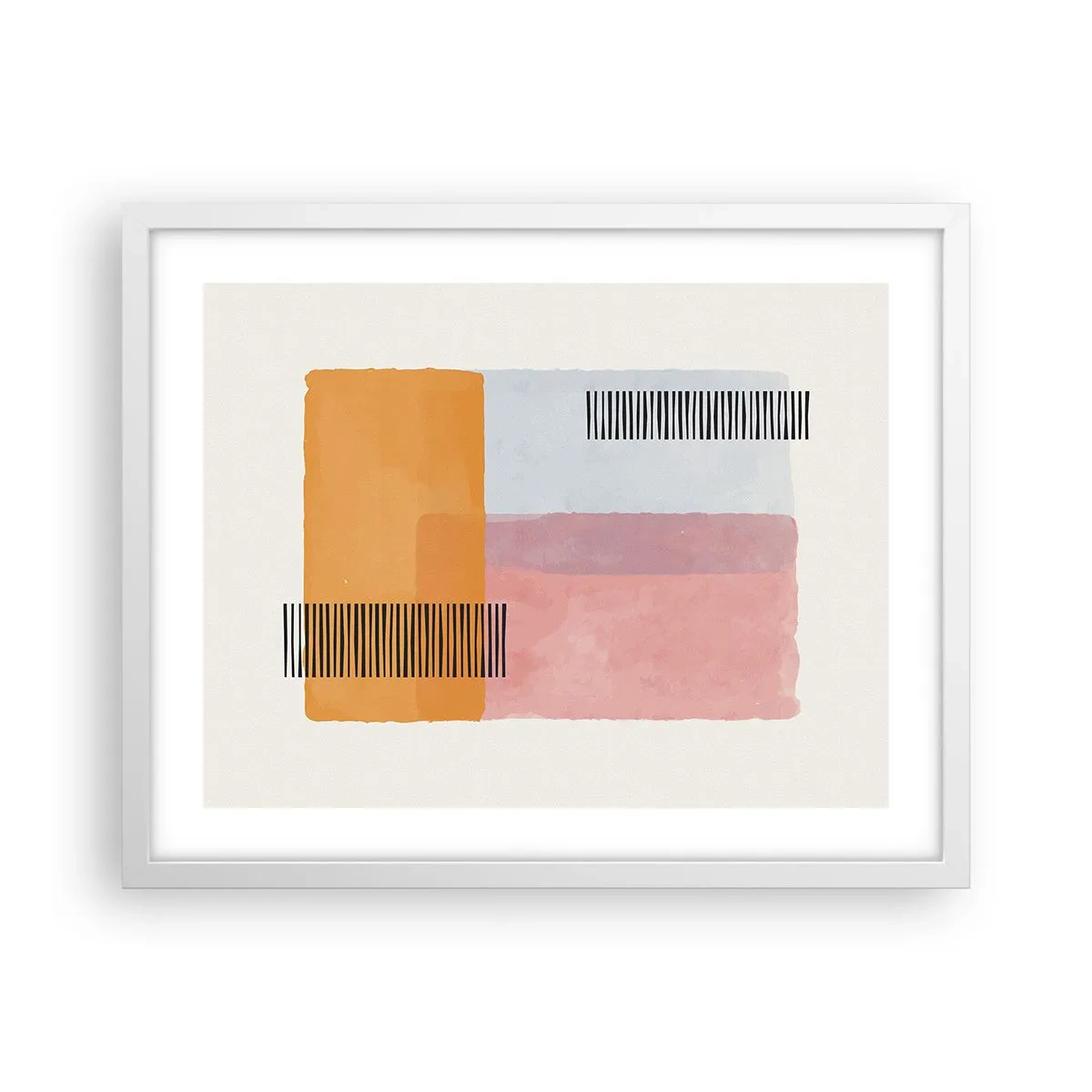 Plagát v bielom ráme - Z rohu do rohu - 50x40 cm