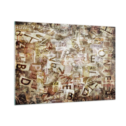 Obraz na skle - Táraniny - 100x70 cm