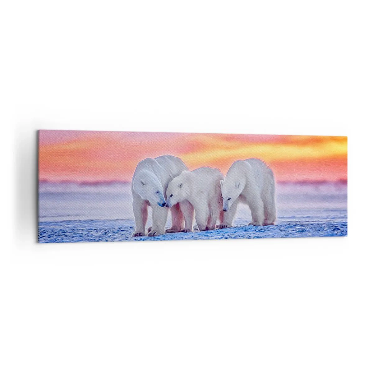 Obraz na plátne - Stačí rodinné teplo - 160x50 cm