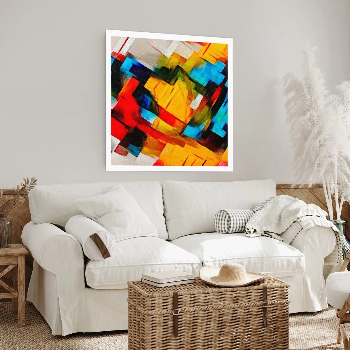 Plagát - Viacfarebný mix - 60x60 cm