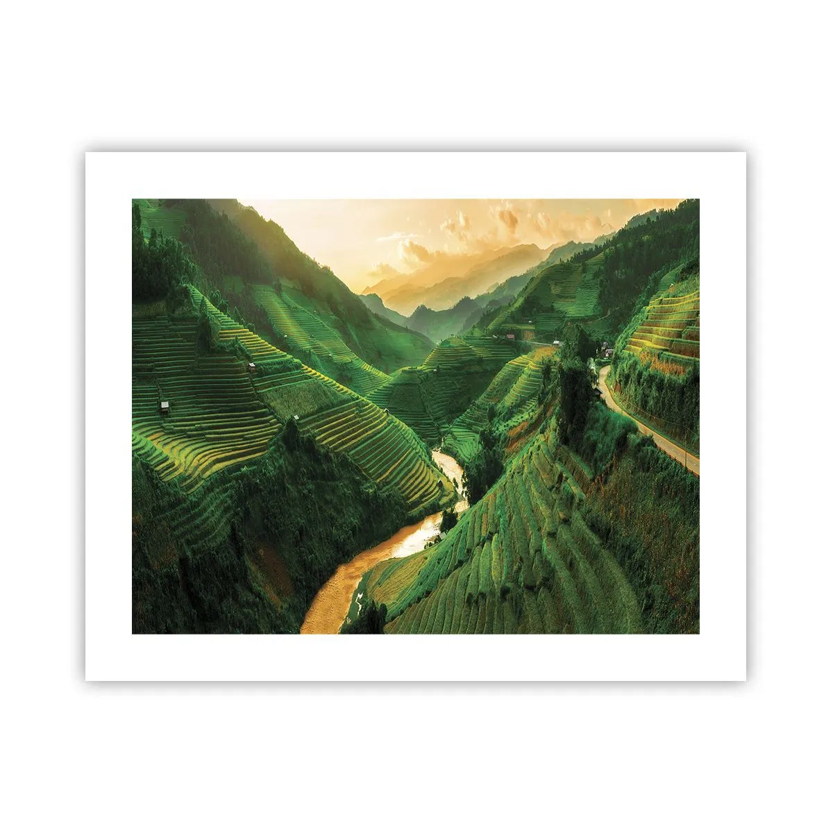 Plagát - Vietnamské údolie - 50x40 cm