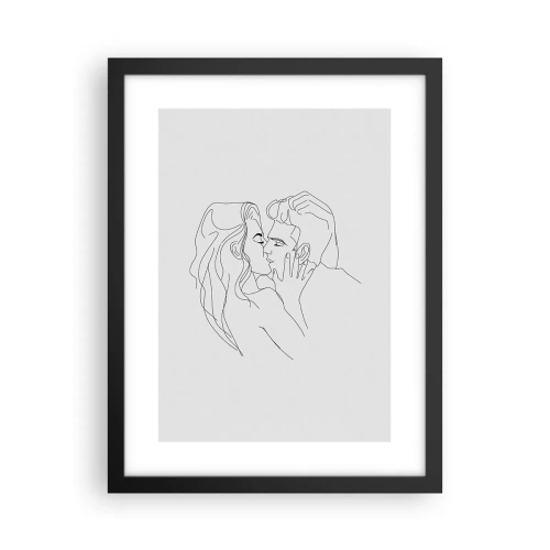 Plagát v čiernom ráme - Jedným ťahom - 30x40 cm