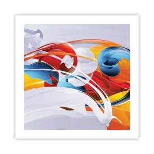 Plagát - Tanec živlov - 50x50 cm