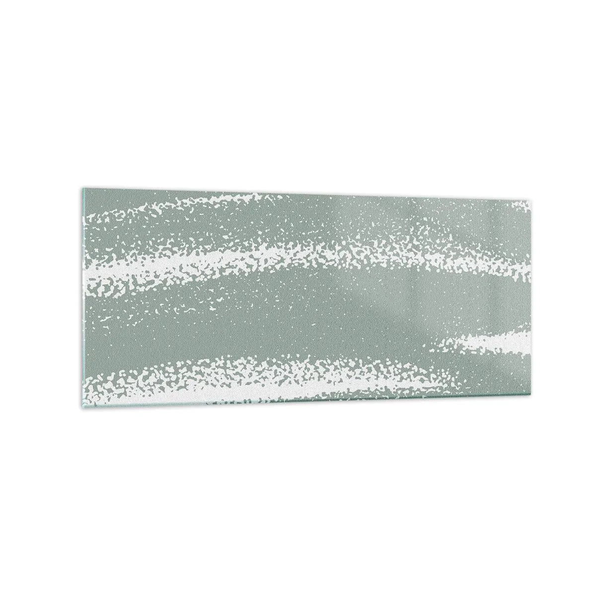 Obraz na skle - Abstrakcia v zimnom štýle - 120x50 cm