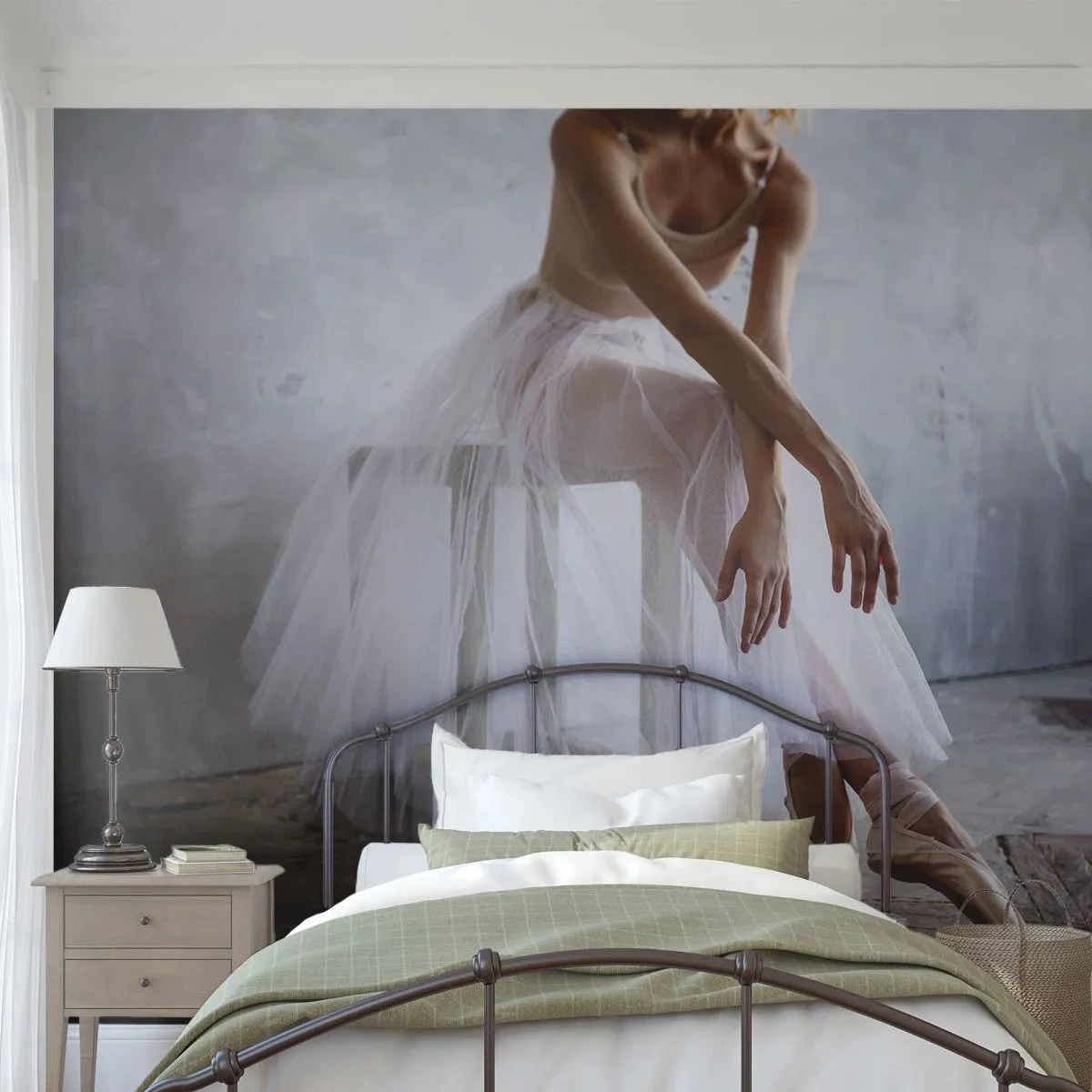 Fototapeta Premium Canvas - Než sa rozsvietia svetlá rampy - Balerína, balet, Tancujte - 450x315 cm