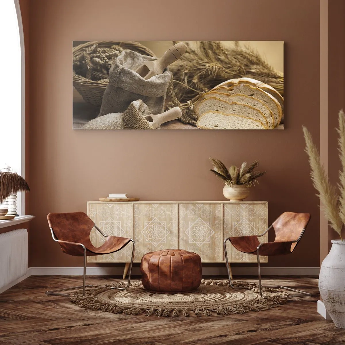 Obraz na plátne - Ako utnúť nožom - 100x40 cm