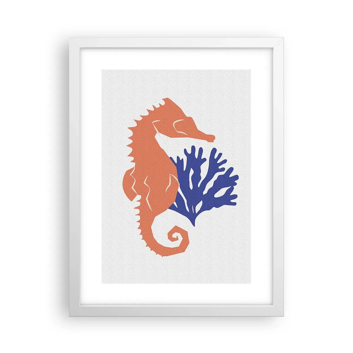 Plagát v bielom ráme - Na podvodnej lúke - 30x40 cm