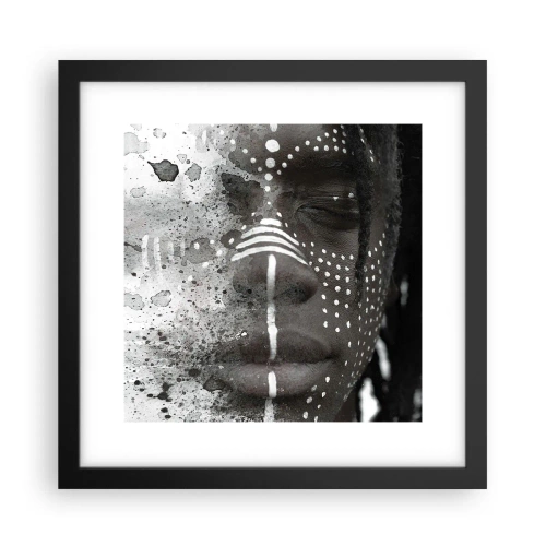 Plagát v čiernom ráme - Objav pôvodného ducha - 30x30 cm