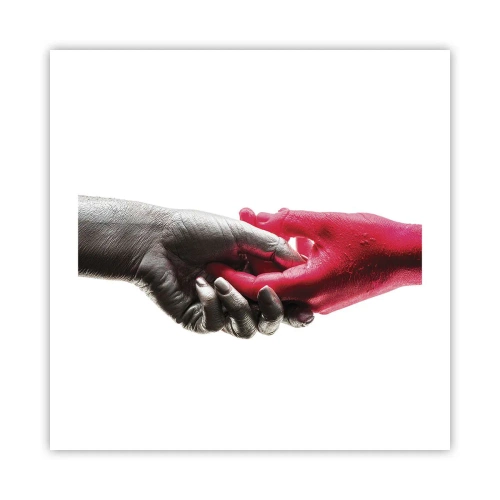 Plagát - Spolu aj keď sme odlišní - 50x50 cm