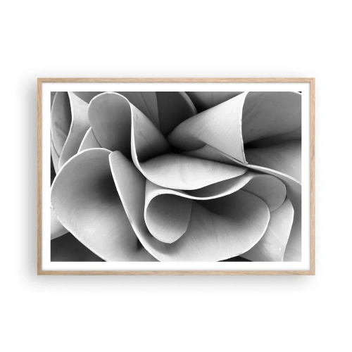 Plagát v ráme zo svetlého duba - Deje sa vo vesmíre - 100x70 cm