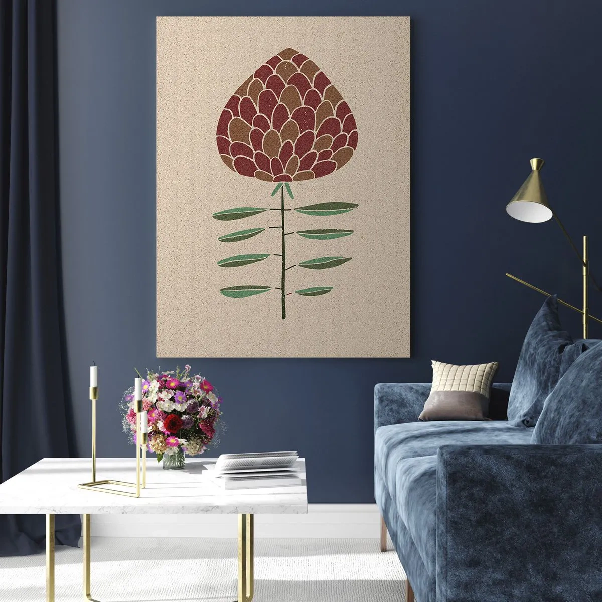 Obraz na skle - Šéf šéfov - 70x100 cm