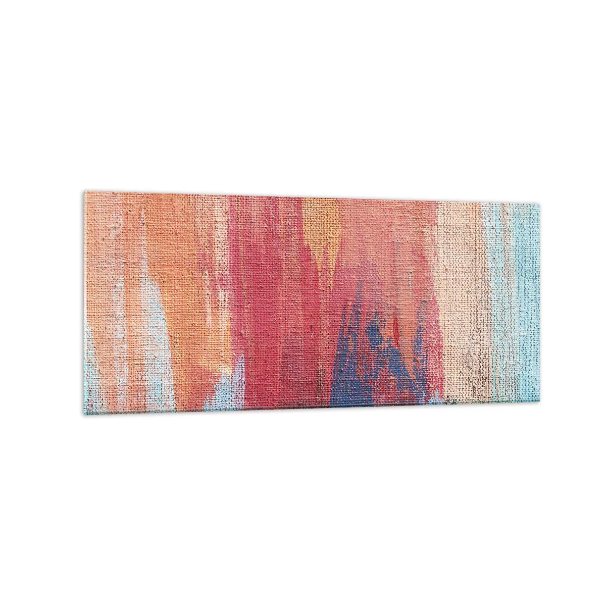 Obraz na skle - Stekať dúhou - 120x50 cm
