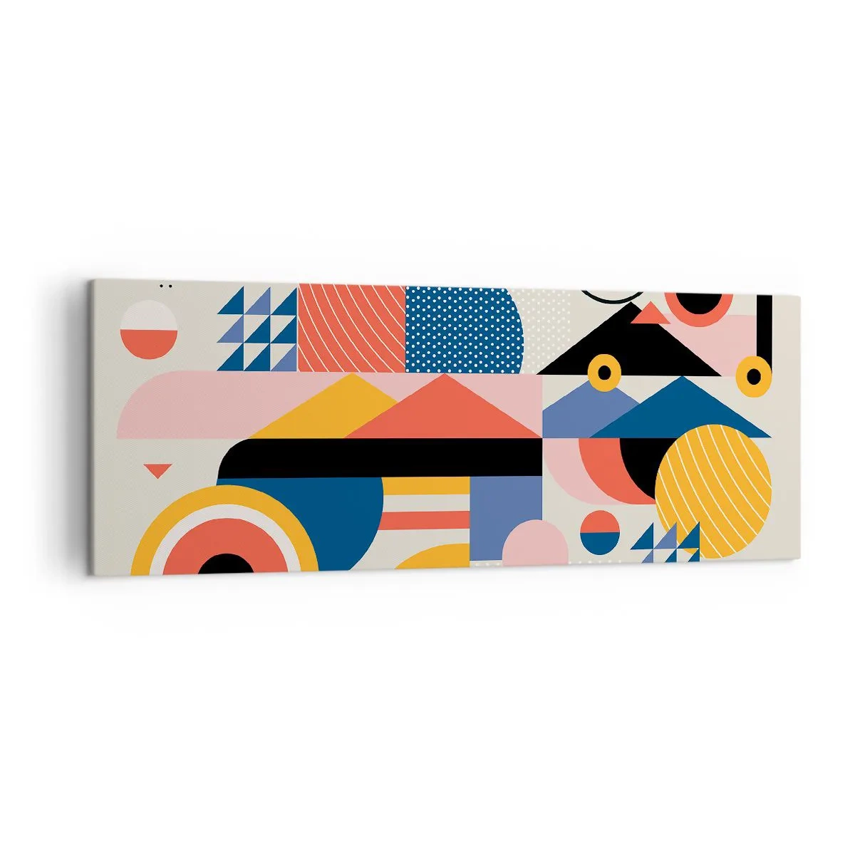 Obraz na plátne - Kompozícia: poďme sa hrať - 140x50 cm