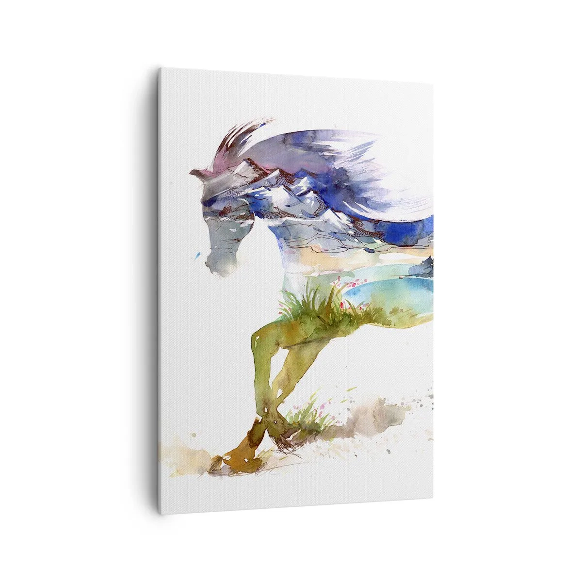 Obraz na plátne - Z lúky priamo do neba - 70x100 cm