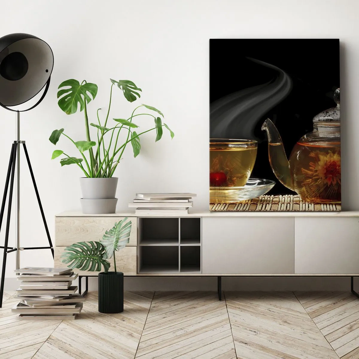 Obraz na plátne - Mágia a umenie varenia čaj - 80x120 cm