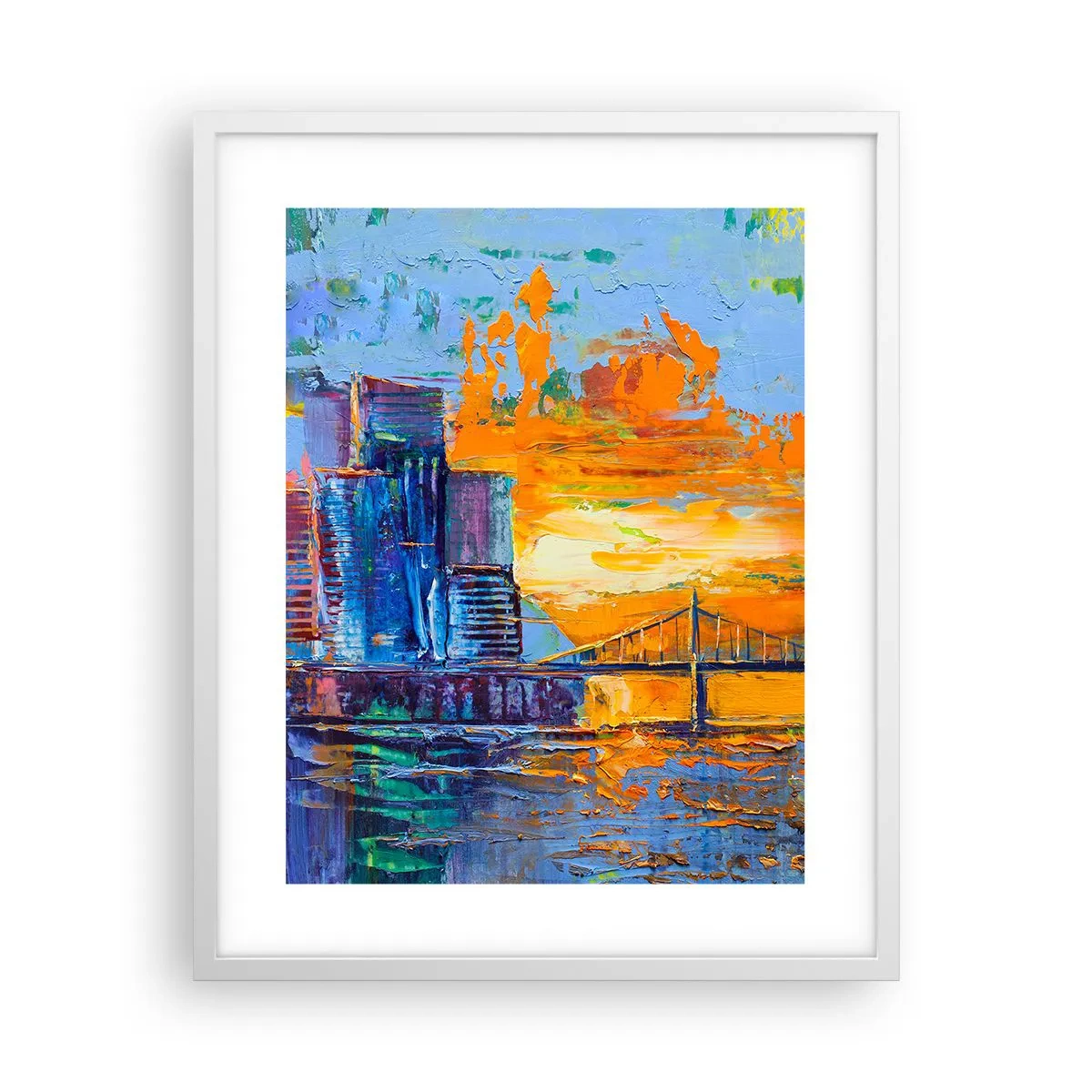 Plagát v bielom ráme - Kultúra a príroda - 40x50 cm