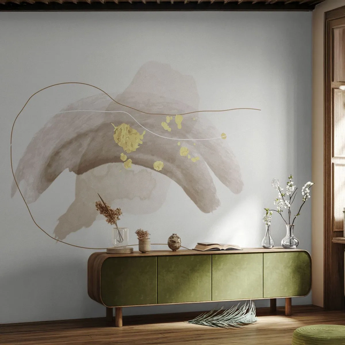 Fototapeta Premium Canvas - Vesmírna bytosť - Abstrakcia, Kus, Moderný vzor - 300x210 cm