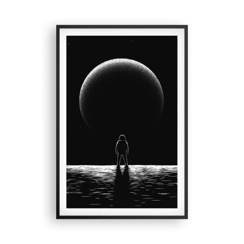 Plagát v čiernom ráme - Tvári v tvár - 61x91 cm