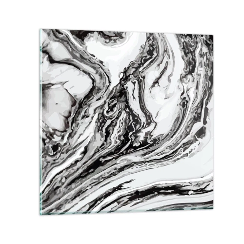 Obraz na skle - Na začiatku bol chaos - 60x60 cm