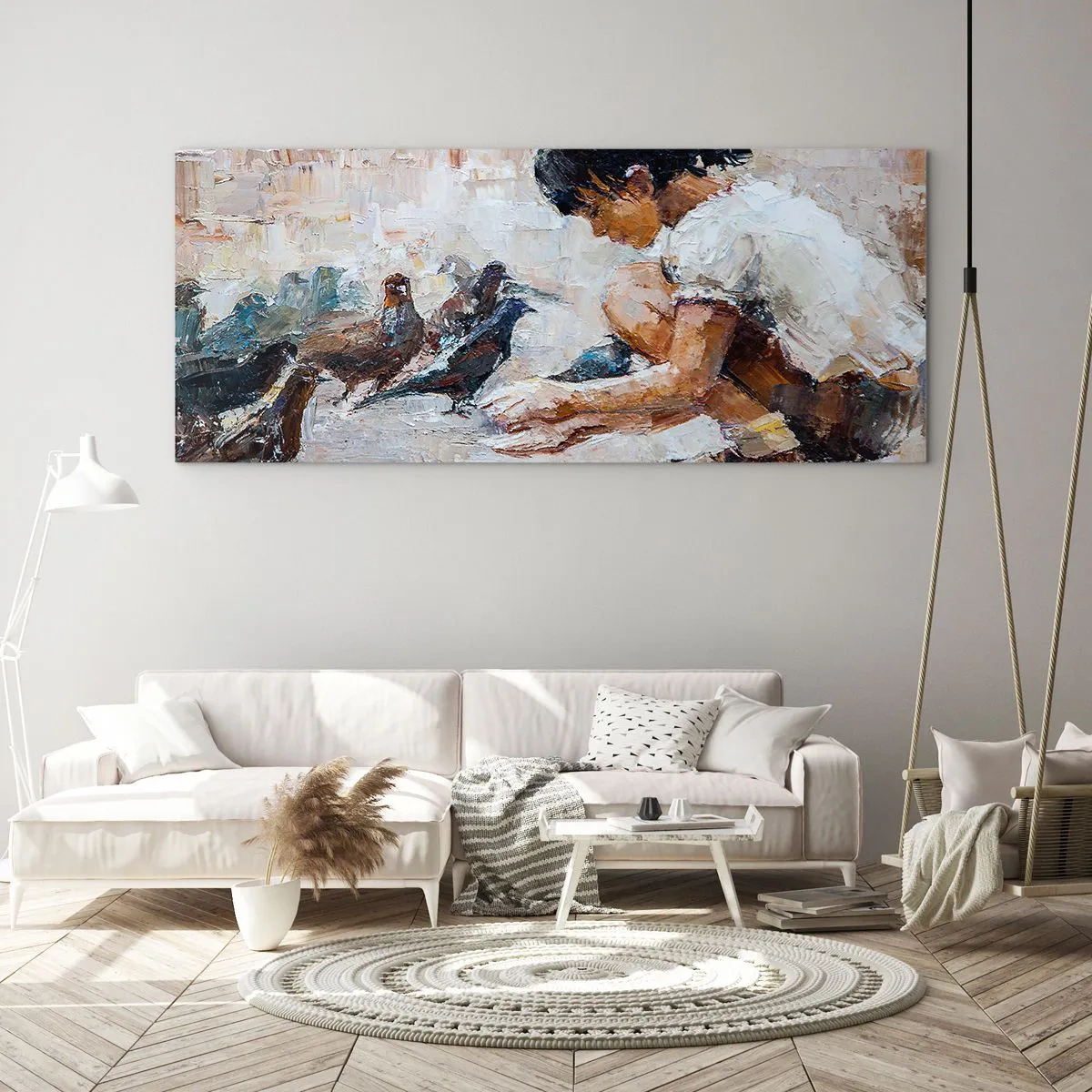 Obraz na skle - Maličkí a najmilší - 140x50 cm