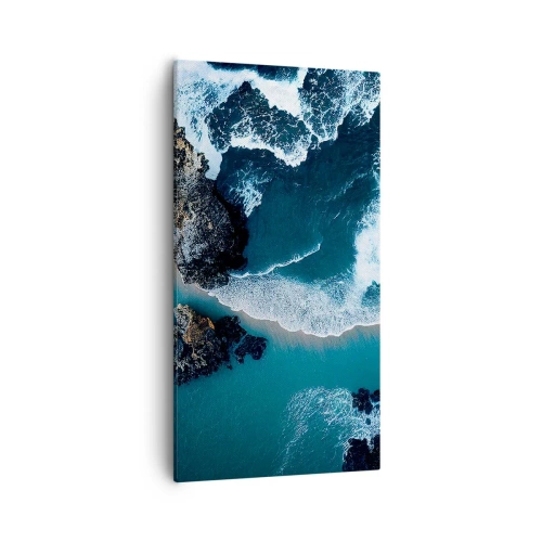 Obraz na plátne - Zahalené do vĺn - 55x100 cm