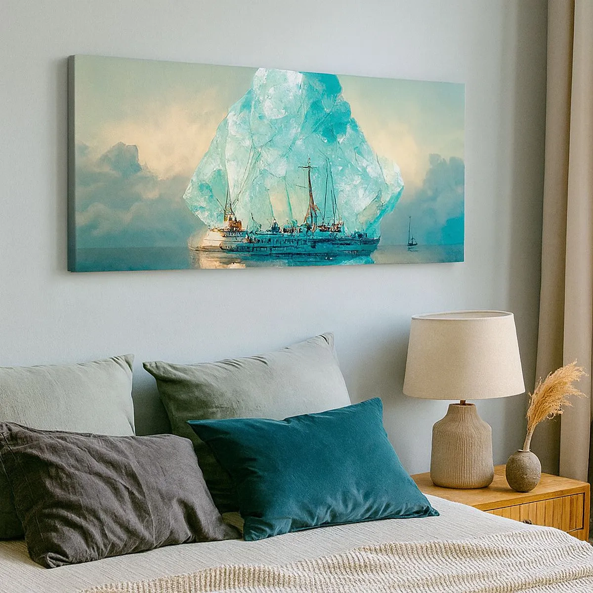 Obraz na plátne - Arktický briliant - 100x40 cm