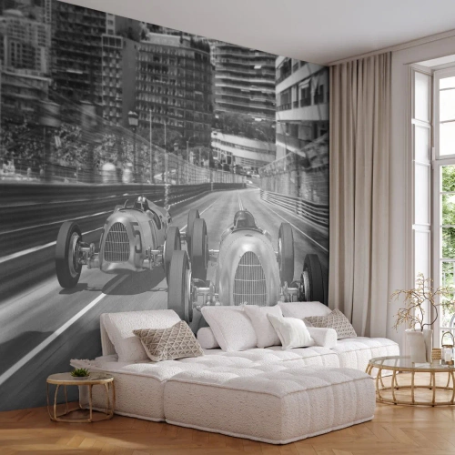Fototapeta Standard Eco - Kedysi dávno v Monte Carle - Automobilový priemysel, Závod, Vintage - 500x350 cm
