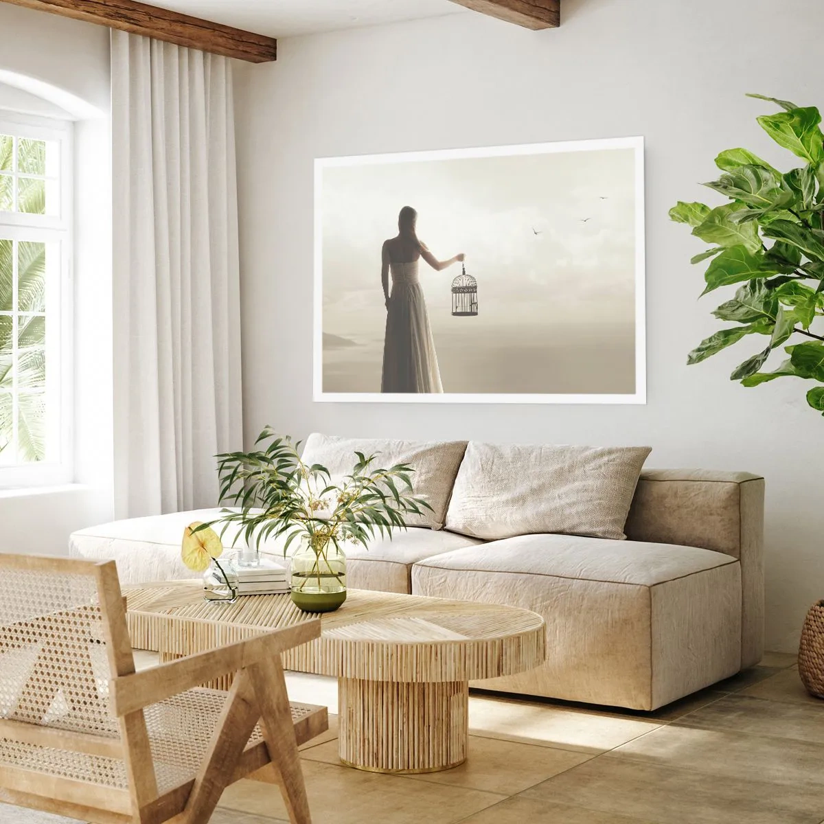 Plagát - Buď slobodná - 91x61 cm