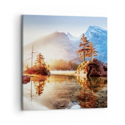 Obraz na plátne - Príroda v novom svetle - 70x70 cm