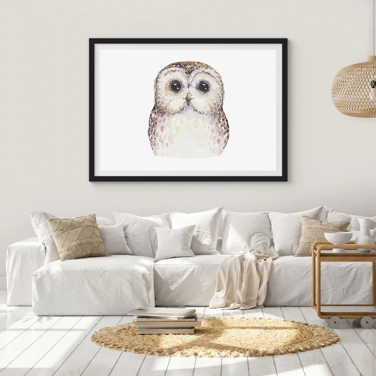 Plagát v čiernom ráme - Pozri sa mi do očí - 50x40 cm