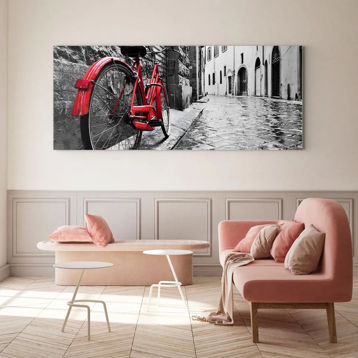 Obraz na skle - Skutočná krása nestarne - 100x40 cm