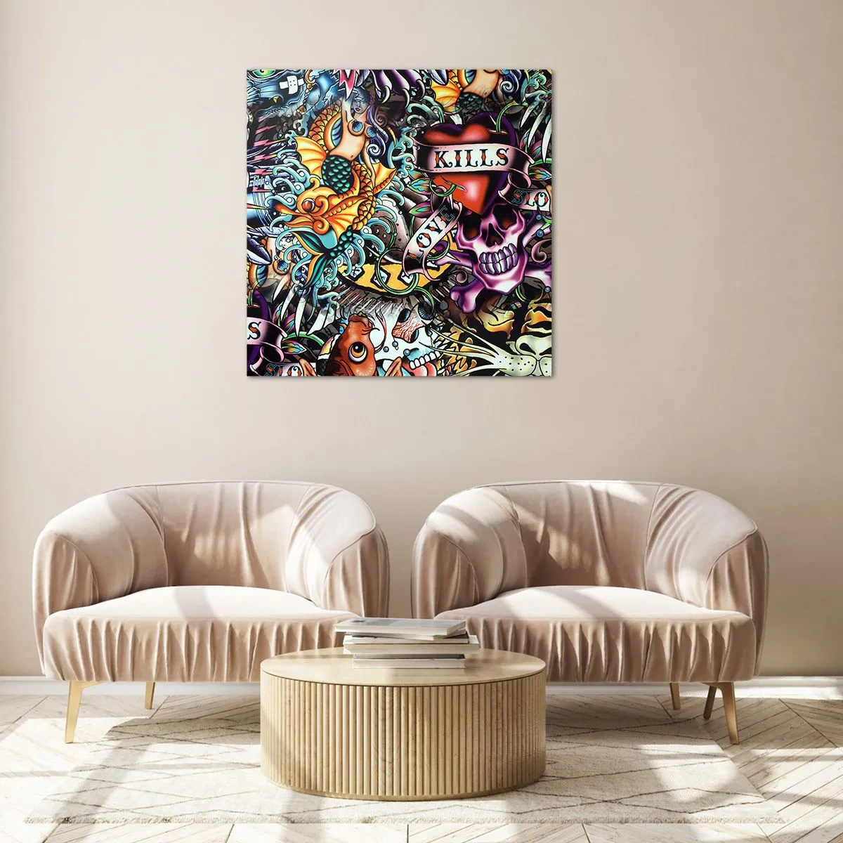 Obraz na skle - Sen tatéra - 40x40 cm