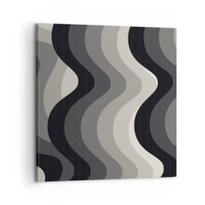 Obraz na plátne - Vlna za vlnou - 60x60 cm