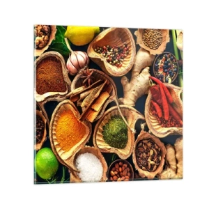 Obraz na skle - Vezmi si, čo chceš - 70x70 cm