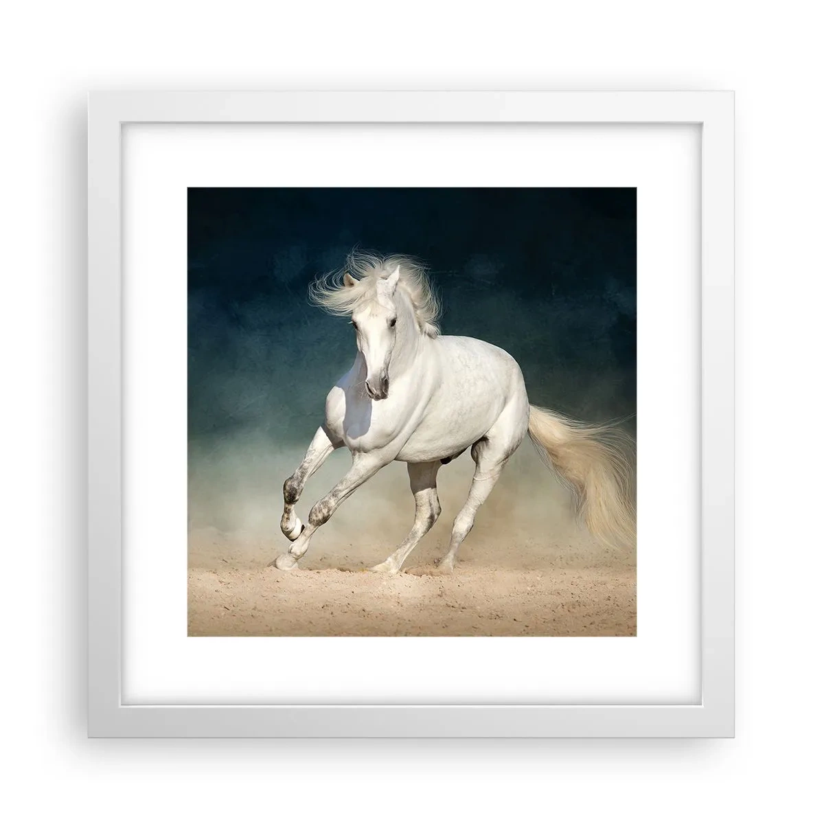 Plagát v bielom ráme - Sloboda v čistom stave - 30x30 cm