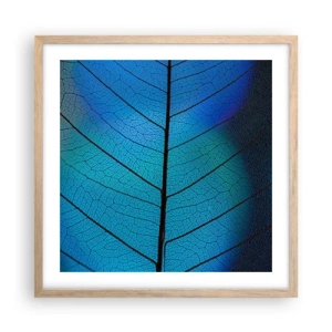 Plagát v ráme zo svetlého duba - Až do detailov - 50x50 cm