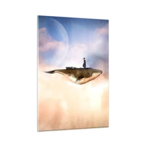 Obraz na skle - Surrealistická cesta - 80x120 cm