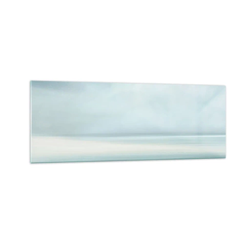 Obraz na skle - Kľud až kam oko siaha - 140x50 cm