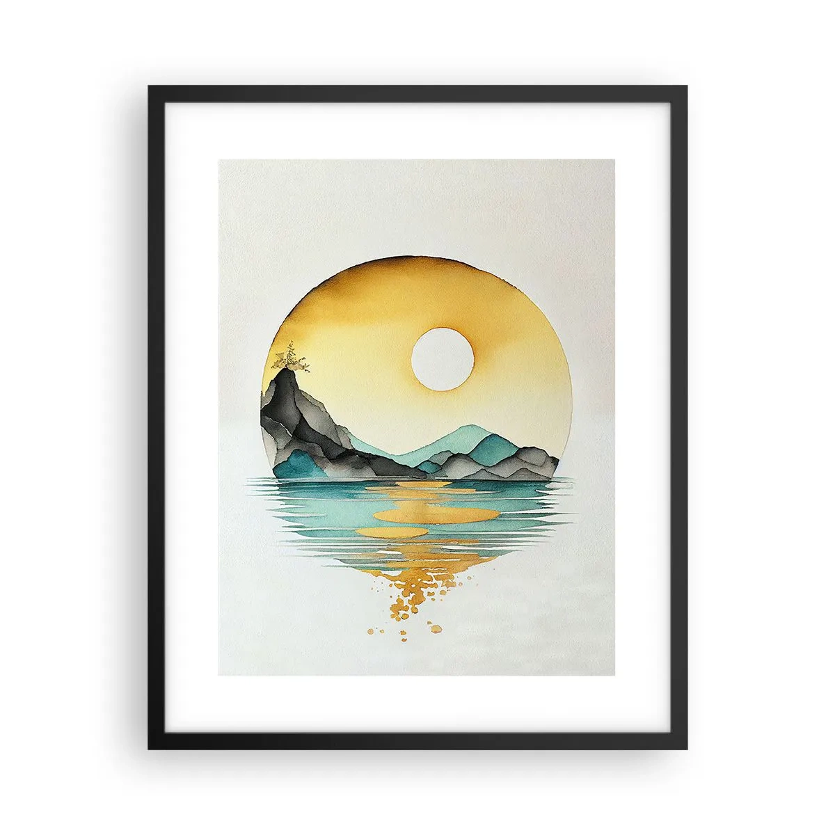 Plagát v čiernom ráme - V kruhu krásy - 40x50 cm