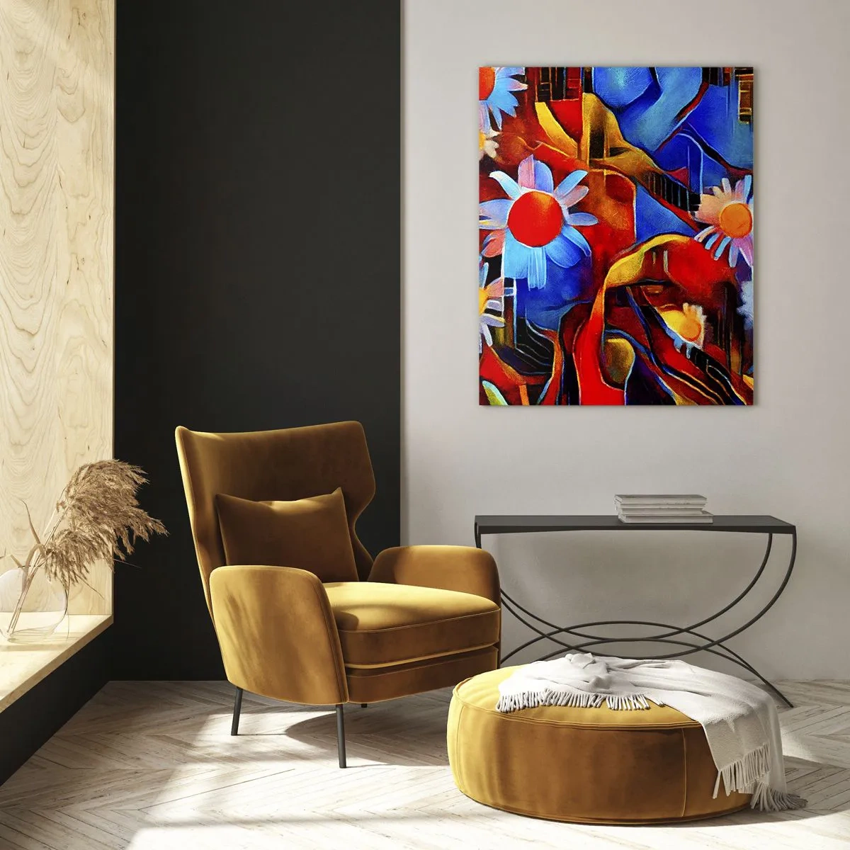 Obraz na skle - Farby života - 50x70 cm