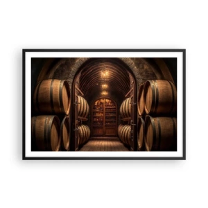 Plagát v čiernom ráme - Nádherná pivnica - 91x61 cm