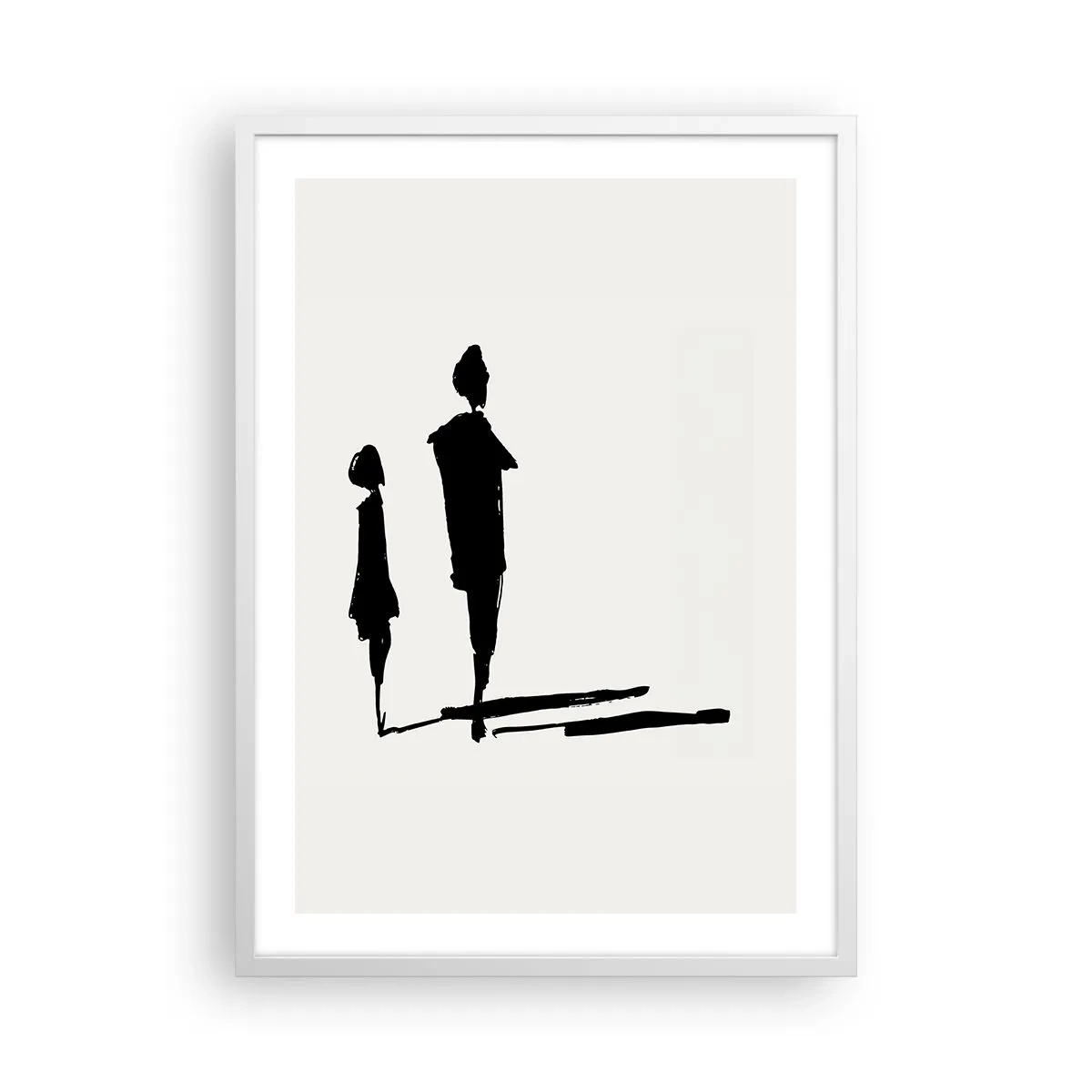 Plagát v bielom ráme - Určite spolu? - 50x70 cm