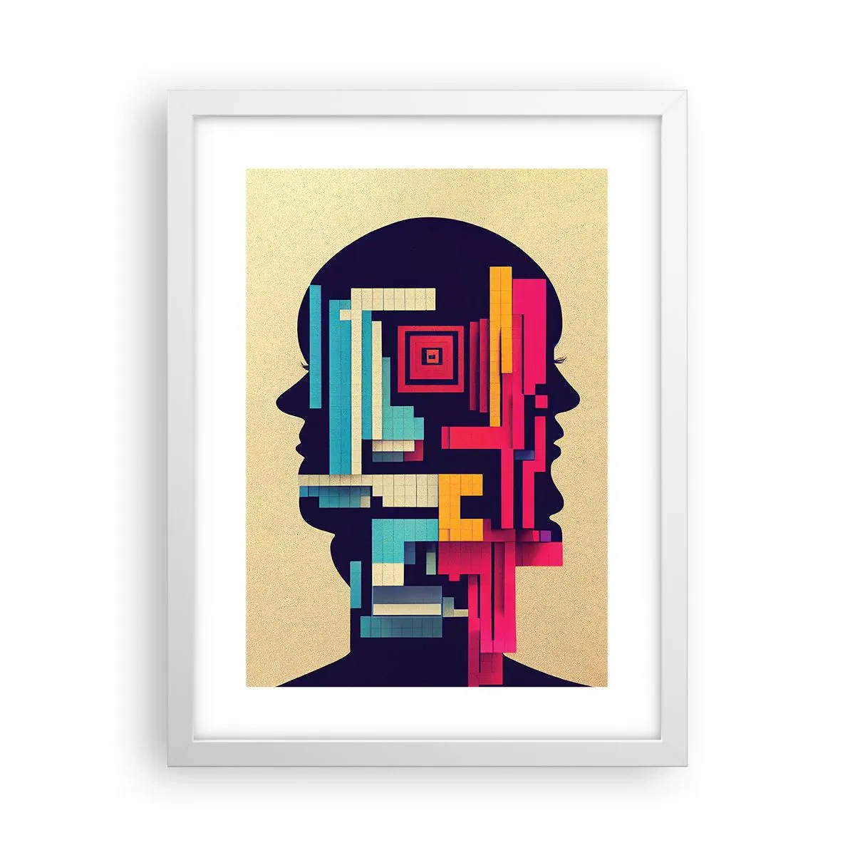 Plagát v bielom ráme - Nové väzby - 30x40 cm