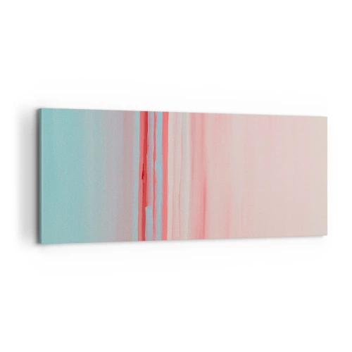 Obraz na plátne - Abstrakcia za úsvitu - 100x40 cm