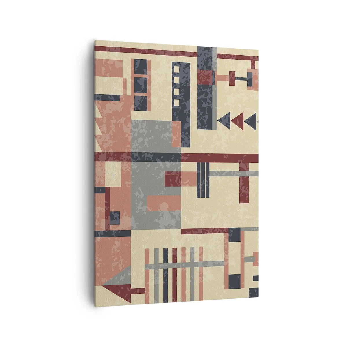 Obraz na plátne - Vodorovná a zvislá kombinácia - 70x100 cm