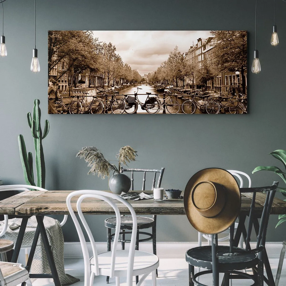 Obraz na plátne - Holandská atmosféra - 100x40 cm
