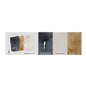 Vzorka fototapety Premium Sand - Kompozícia zemitých farieb - Abstrakcia, Kus, Minimalizmus - 100x30 cm