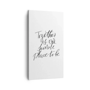 Obraz na plátne - Cítite to tiež? - 45x80 cm