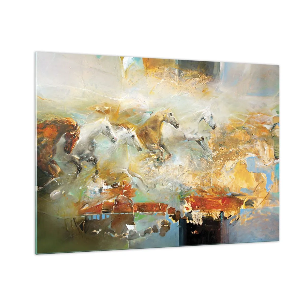 Obraz na skle - Cvála svetlom - 100x70 cm