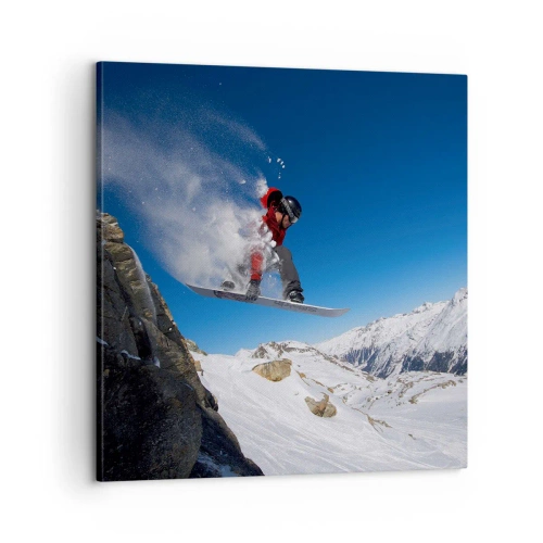 Obraz na plátne - A stal si sa súčasťou priestoru - 60x60 cm